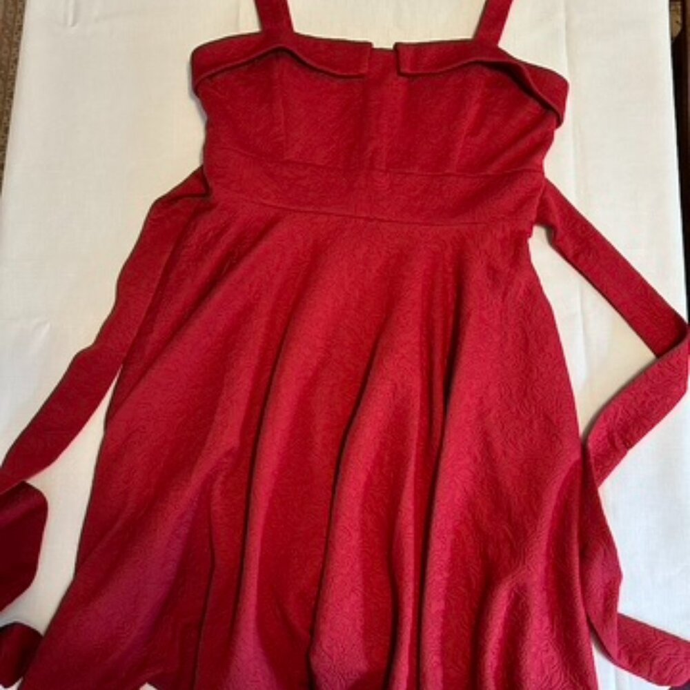 Quilted A-line dress